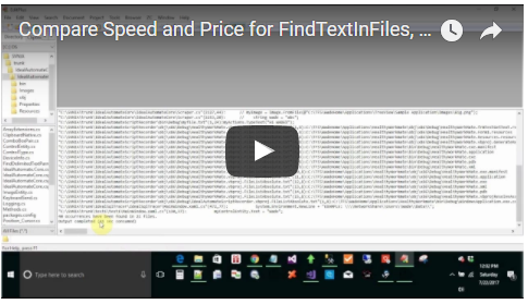 Compare speed and price for three file search utilities: EditPlus, Agent Ransack, and Find Text In Files